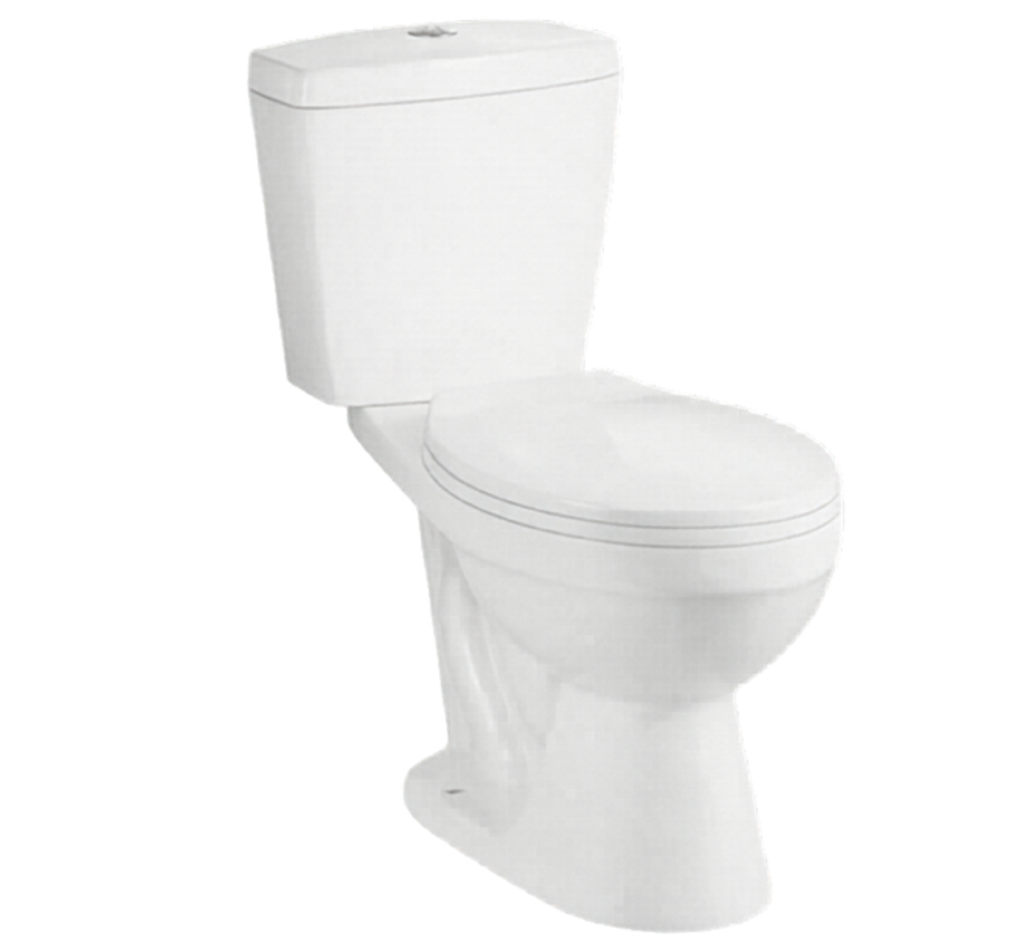Toilet Two Piece White DR-252 Siphonic