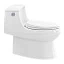 Toilet One Piece White DR-1081 Siphonic