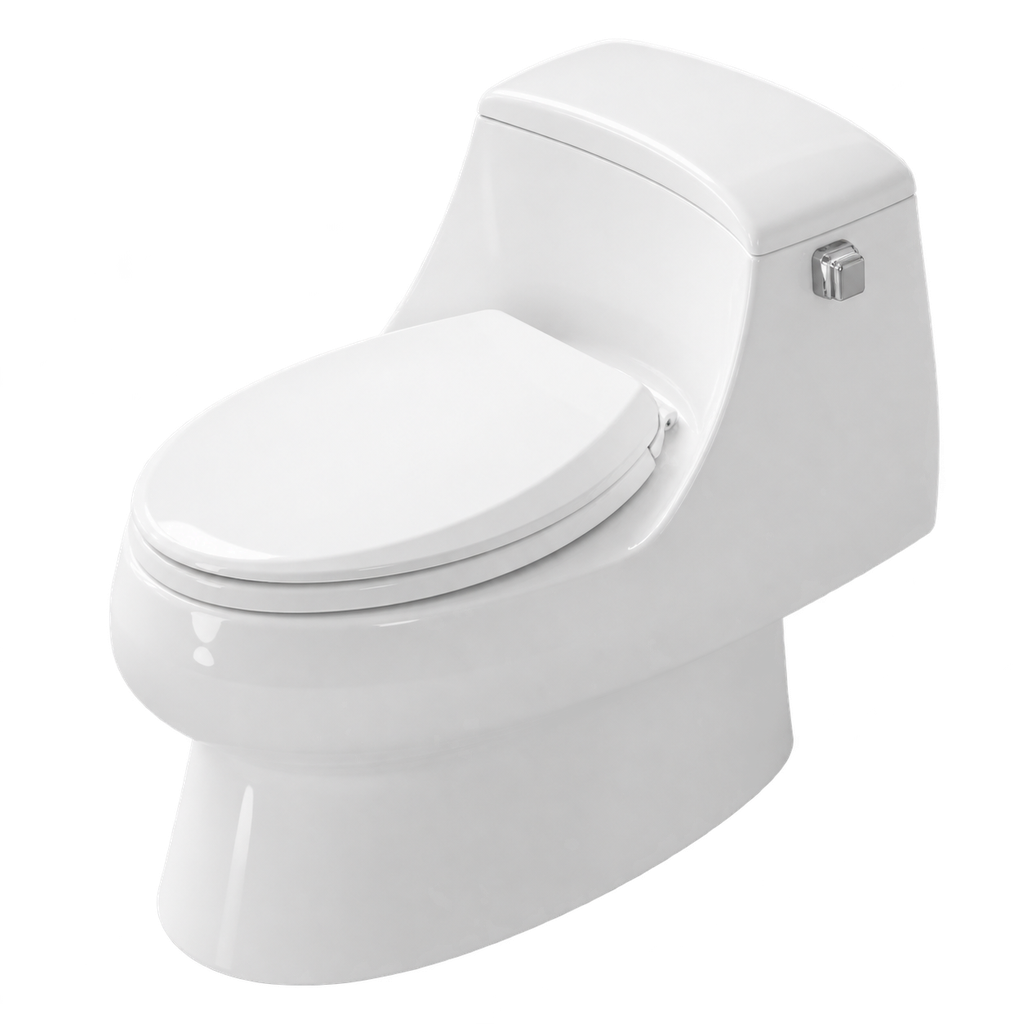 Toilet One Piece White DR-1081 Siphonic