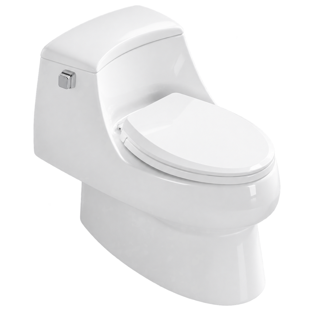 Toilet One Piece White DR-1081 Siphonic