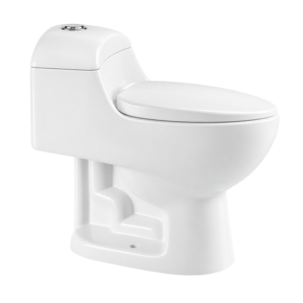 Toilet One Piece White DR-1079 Siphonic
