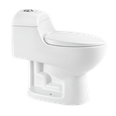 Toilet One Piece White DR-1079 Siphonic