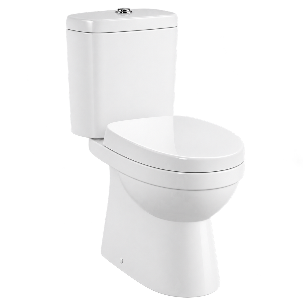 Toilet Two Piece White DR-219 Washdown