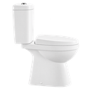 Toilet Two Piece White DR-219 Washdown