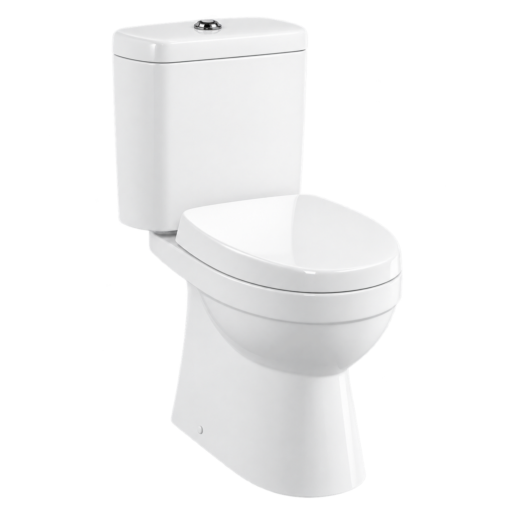 Toilet Two Piece White DR-219 Washdown