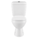 Toilet Two Piece White DR-224 Washdown