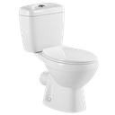 Toilet Two Piece White DR-224 Washdown