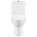 Toilet Two Piece White DR-219 Washdown