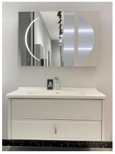 [11-ZS-VAN-SW014-800] Wall Mount Vanity SW014 W/MIRROR 800