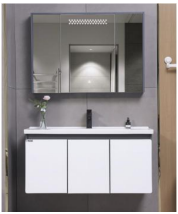 [11-ZS-VAN-SW024-900] Wall Mount Vanity SW024 W/MIRROR 900