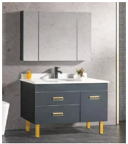 [11-ZS-MD008-800] Floor Mount Vanity W/MIRROR