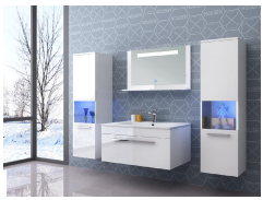[11-HH-VAN-HS-E1910-700] Wall Mount Vanity HS-E1910-700 W/MIRROR