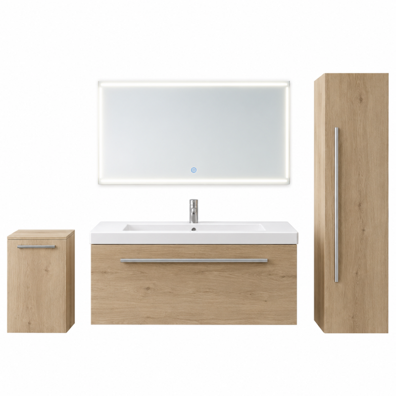 [11-HH-VAN-HS-E1919-700] Wall Mount Vanity HS-E1919-700 W/MIRROR