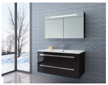 [11-HH-HS-E1916-900] Wall Mount Vanity HS-E1916-900 W/MIRROR