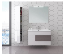 [11-HH-VAN-HS-A1940-800] Wall Mount Vanity HS-A1940-800 W/MIRROR