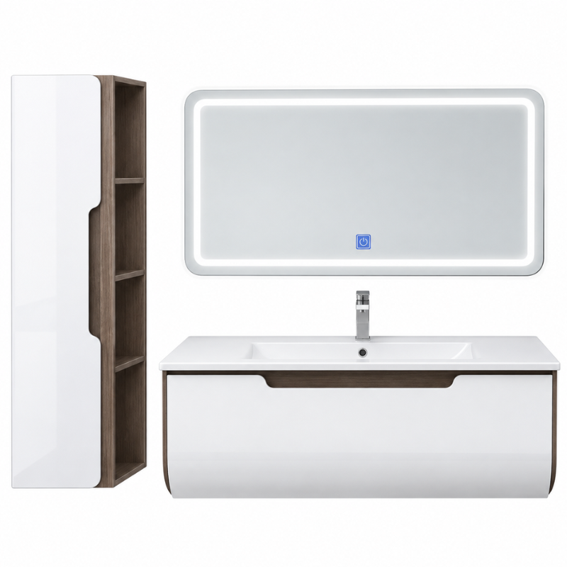 [11-HH-VAN-HS-E1935-900] Wall Mount Vanity HS-E1935-900 W/MIRROR