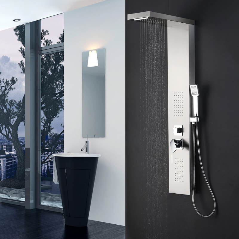[15-HH-SP1008-SLV] Shower Panel SP1008 Silver