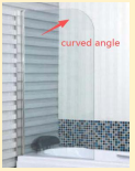 [15-HH-HSL2000-2] Bath Screen HSL2000-2 (Curved Angle)