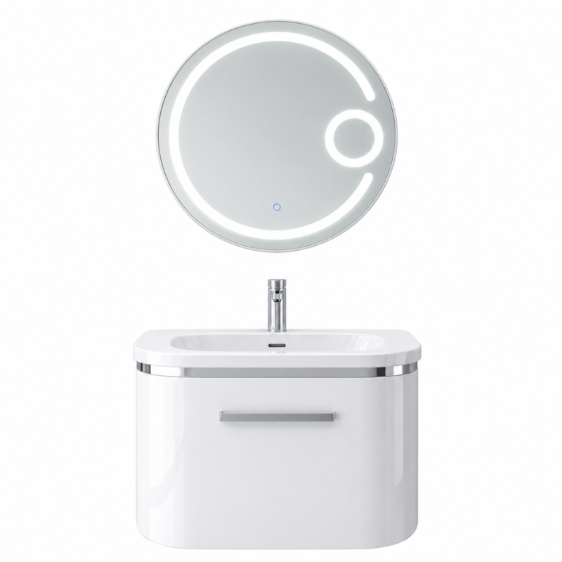 [11-HH-VAN-HS-E1932-600] Wall Mount Vanity HS-E1932-600 W/MIRROR