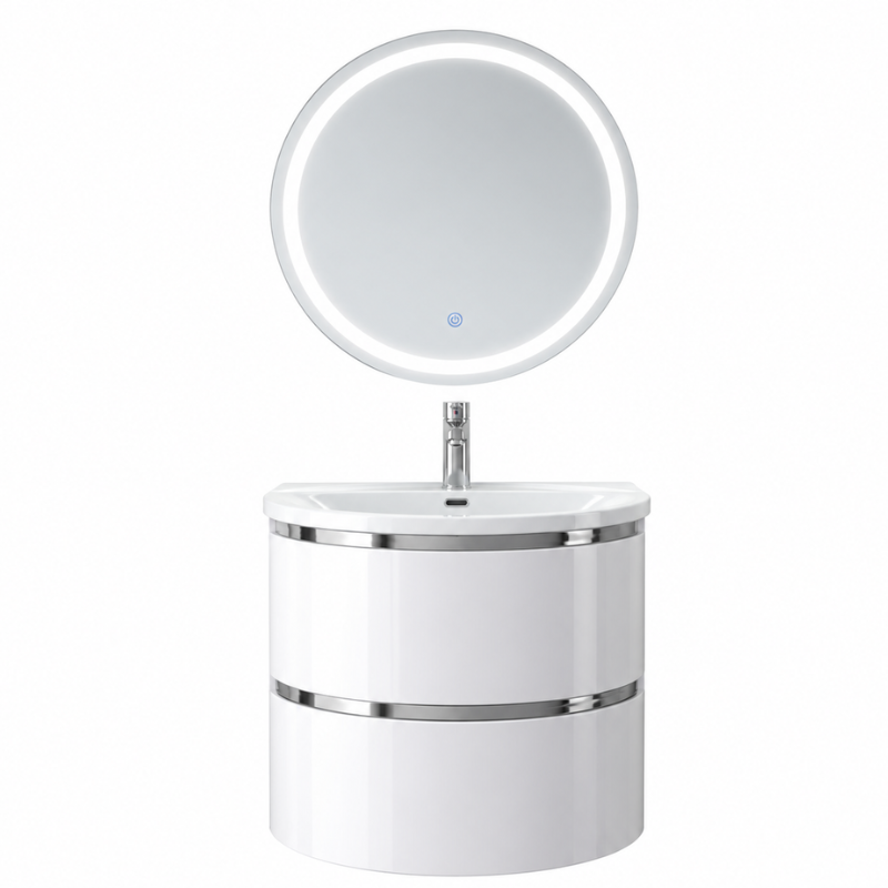 [11-HH-VAN-HS-E1931-600] Wall Mount Vanity HS-E1931-600 W/MIRROR