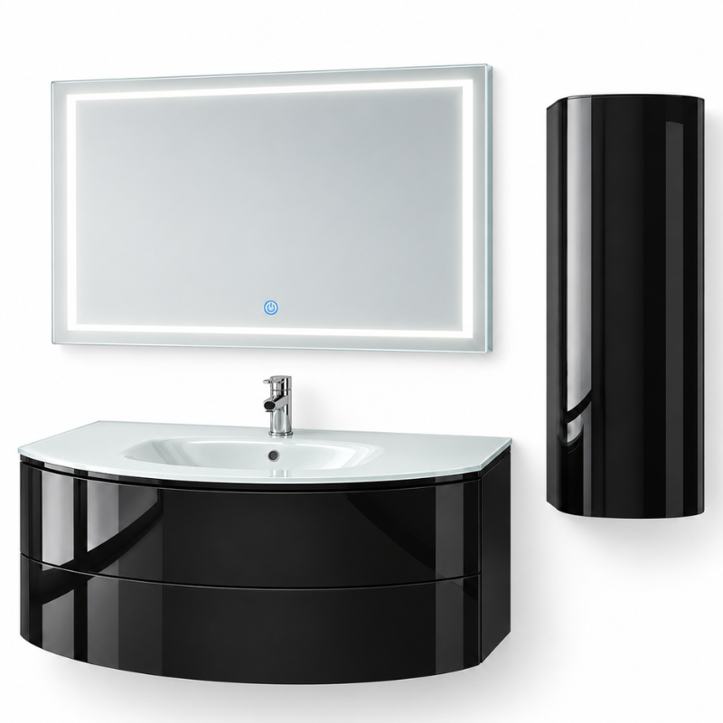 [11-HH-VAN-HS-E1930-1000] Wall Mount Vanity HS-E1930-600 W/MIRROR