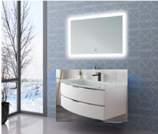 [11-HH-VAN-HS-E1927-900] Wall Mount Vanity HS-E1927-900 W/MIRROR