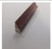 [50-JH-EK7101-302-BRN] Ceiling Panel Edge Trim Brown EK7101-302