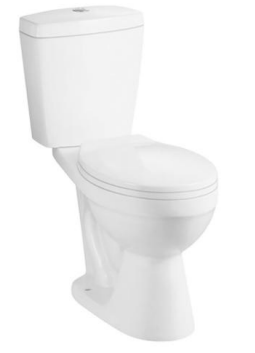 [13-DPI-DR-252-WHT] Toilet Two Piece White DR-252 Siphonic