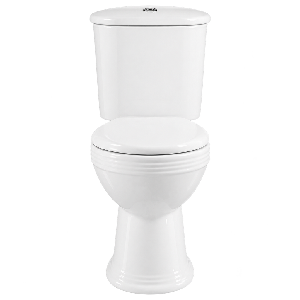 [13-DPI-DR-237-WHT] Toilet Two Piece White DR-237 Washdown