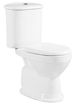 [13-DPI-DR-237-WHT] Toilet Two Piece White DR-237 Washdown