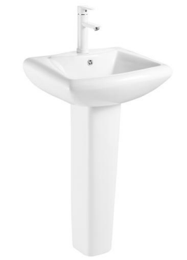 [13-DPI-DR-334P-A-WHT] Basin & Ped DR-334P-A White