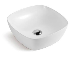 [13-DPI-DR-6017-ART-WHT] Basin Ceramic Art DR-6017 White