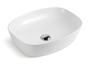 [13-DPI-DR-6018-ART-WHT] Basin Ceramic Art DR-6018 White