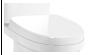 [70-DPI-SEAT-5-RND-WHT] Toilet Seat Cover 5 (Round) DR-219