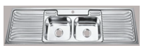 [21-SH-DB1800C-DD-DBL] Kitchen Sink DB1800C 
