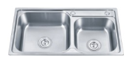 [21-FE-HM8143-DBL] Kitchen Sink HM8143
