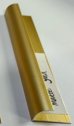 [70-SB-TRIM-MG] Aluminum Tile Trim Matte Gold